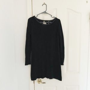 H&M Black Sweater Tunic/Dress